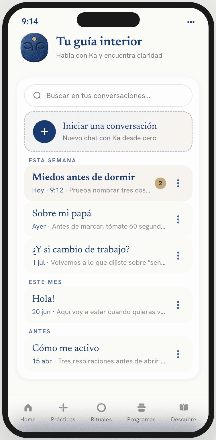 Ka, el acompañante de conversación de Aplika